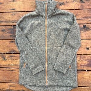 Stio Gray Full-Zip Jacket